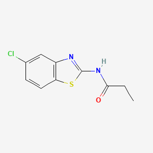 N-(5-chloro-1,3-benzothiazol-2-yl)propanamide