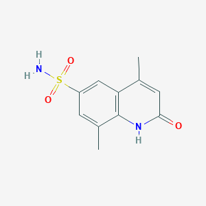 4,8-dimethyl-2-oxo-1,2-dihydro-6-quinolinesulfonamide