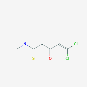 B046954 5,5-Dichloro-N,N-dimethyl-3-oxopent-4-enethioamide CAS No. 119671-29-3