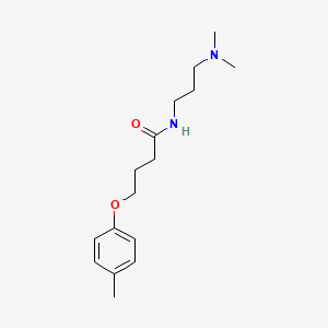 N-[3-(dimethylamino)propyl]-4-(4-methylphenoxy)butanamide