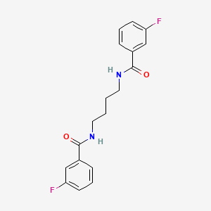 N,N'-1,4-butanediylbis(3-fluorobenzamide)