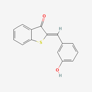 molecular formula C15H10O2S B4695817 2-(3-hydroxybenzylidene)-1-benzothiophen-3(2H)-one 