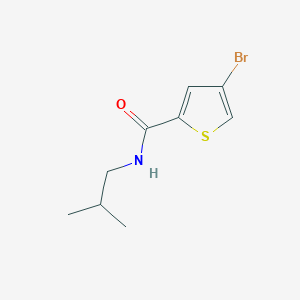 molecular formula C9H12BrNOS B4695903 4-bromo-N-isobutyl-2-thiophenecarboxamide 