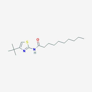 N-(4-tert-butyl-1,3-thiazol-2-yl)decanamide