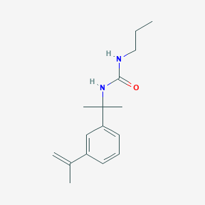 molecular formula C16H24N2O B4696033 N-[1-(3-isopropenylphenyl)-1-methylethyl]-N'-propylurea 
