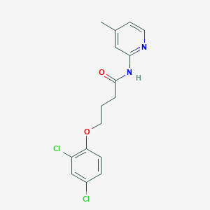 4-(2,4-dichlorophenoxy)-N-(4-methyl-2-pyridinyl)butanamide