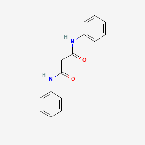 molecular formula C16H16N2O2 B4696084 N-(4-methylphenyl)-N'-phenylmalonamide 