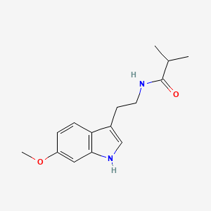 molecular formula C15H20N2O2 B4696446 N-[2-(6-methoxy-1H-indol-3-yl)ethyl]-2-methylpropanamide 