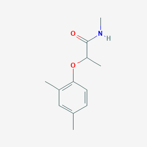 molecular formula C12H17NO2 B4696524 2-(2,4-dimethylphenoxy)-N-methylpropanamide 