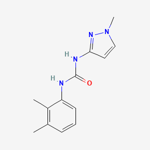molecular formula C13H16N4O B4696653 N-(2,3-dimethylphenyl)-N'-(1-methyl-1H-pyrazol-3-yl)urea 