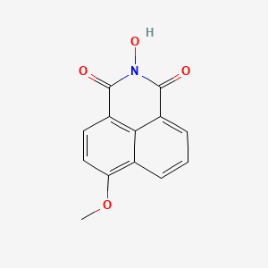 molecular formula C13H9NO4 B4696701 2-hydroxy-6-methoxy-1H-benzo[de]isoquinoline-1,3(2H)-dione 