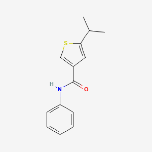 5-isopropyl-N-phenyl-3-thiophenecarboxamide