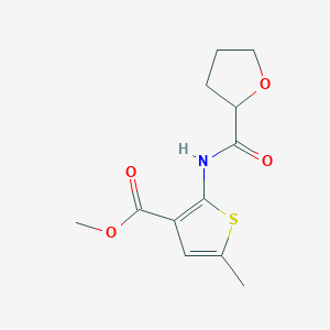 methyl 5-methyl-2-[(tetrahydro-2-furanylcarbonyl)amino]-3-thiophenecarboxylate