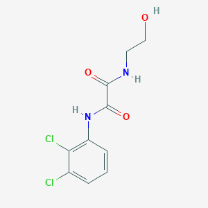 molecular formula C10H10Cl2N2O3 B4697070 N-(2,3-dichlorophenyl)-N'-(2-hydroxyethyl)ethanediamide 
