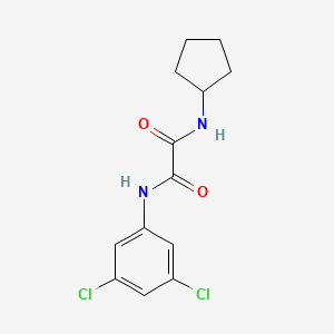 N-cyclopentyl-N'-(3,5-dichlorophenyl)ethanediamide