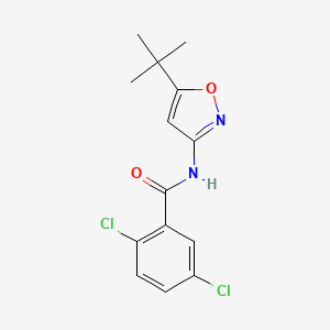 molecular formula C14H14Cl2N2O2 B4697434 N-(5-tert-butyl-3-isoxazolyl)-2,5-dichlorobenzamide 