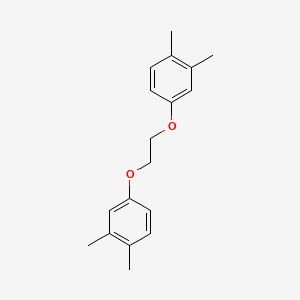 molecular formula C18H22O2 B4697471 1,1'-[1,2-ethanediylbis(oxy)]bis(3,4-dimethylbenzene) 