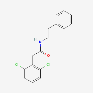 molecular formula C16H15Cl2NO B4697519 2-(2,6-dichlorophenyl)-N-(2-phenylethyl)acetamide 