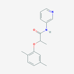 molecular formula C16H18N2O2 B4697694 2-(2,5-dimethylphenoxy)-N-3-pyridinylpropanamide 