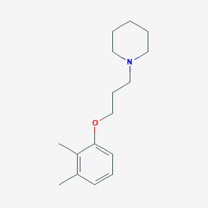 molecular formula C16H25NO B4697808 1-[3-(2,3-dimethylphenoxy)propyl]piperidine 