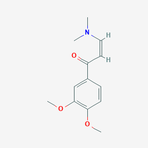 molecular formula C13H17NO3 B4697972 1-(3,4-dimethoxyphenyl)-3-(dimethylamino)-2-propen-1-one 