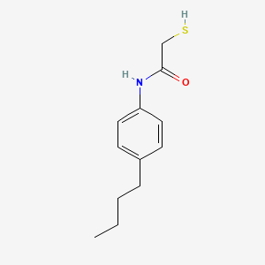 molecular formula C12H17NOS B4697996 N-(4-butylphenyl)-2-mercaptoacetamide 