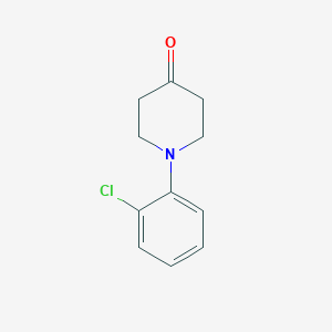 molecular formula C11H12ClNO B046982 1-(2-Chlorophenyl)piperidin-4-one CAS No. 115012-47-0