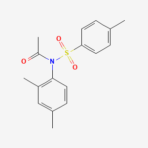 molecular formula C17H19NO3S B4698283 N-(2,4-dimethylphenyl)-N-[(4-methylphenyl)sulfonyl]acetamide 