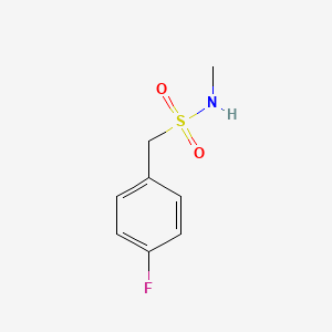 molecular formula C8H10FNO2S B4698318 1-(4-fluorophenyl)-N-methylmethanesulfonamide 