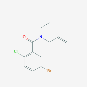 molecular formula C13H13BrClNO B4698419 N,N-diallyl-5-bromo-2-chlorobenzamide 