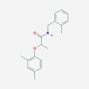 molecular formula C19H23NO2 B4698503 2-(2,4-dimethylphenoxy)-N-(2-methylbenzyl)propanamide 