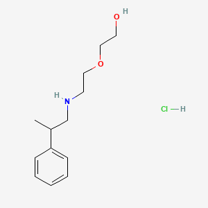 molecular formula C13H22ClNO2 B4698623 2-{2-[(2-phenylpropyl)amino]ethoxy}ethanol hydrochloride 