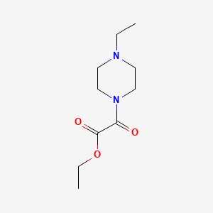 molecular formula C10H18N2O3 B4698711 ethyl (4-ethyl-1-piperazinyl)(oxo)acetate 