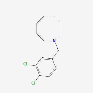 molecular formula C14H19Cl2N B4698749 1-(3,4-dichlorobenzyl)azocane 