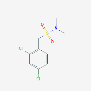 molecular formula C9H11Cl2NO2S B4698771 1-(2,4-dichlorophenyl)-N,N-dimethylmethanesulfonamide 