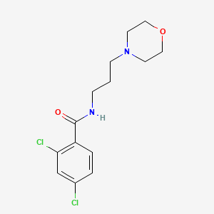 molecular formula C14H18Cl2N2O2 B4699056 2,4-dichloro-N-[3-(4-morpholinyl)propyl]benzamide 