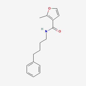 molecular formula C16H19NO2 B4699154 2-methyl-N-(4-phenylbutyl)-3-furamide 