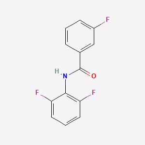 molecular formula C13H8F3NO B4699227 N-(2,6-difluorophenyl)-3-fluorobenzamide 