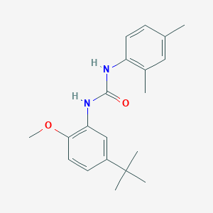 molecular formula C20H26N2O2 B4699461 N-(5-tert-butyl-2-methoxyphenyl)-N'-(2,4-dimethylphenyl)urea 