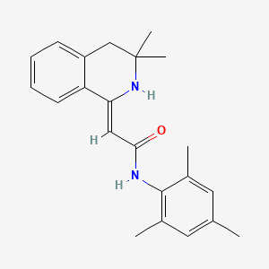 2-(3,3-dimethyl-3,4-dihydro-1(2H)-isoquinolinylidene)-N-mesitylacetamide