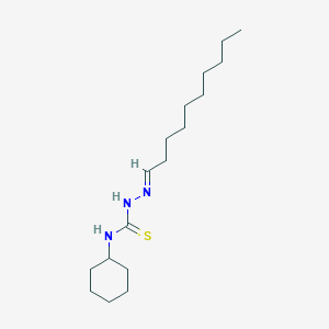 molecular formula C17H33N3S B4699718 decanal N-cyclohexylthiosemicarbazone 