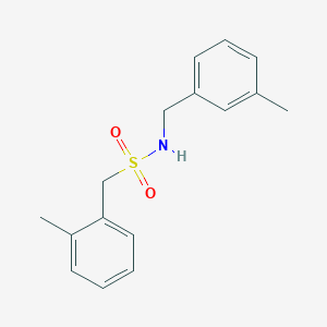 molecular formula C16H19NO2S B4699793 N-(3-methylbenzyl)-1-(2-methylphenyl)methanesulfonamide 