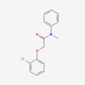 molecular formula C15H14ClNO2 B4699925 2-(2-chlorophenoxy)-N-methyl-N-phenylacetamide 