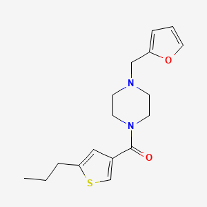 1-(2-furylmethyl)-4-[(5-propyl-3-thienyl)carbonyl]piperazine