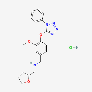{3-methoxy-4-[(1-phenyl-1H-tetrazol-5-yl)oxy]benzyl}(tetrahydro-2-furanylmethyl)amine hydrochloride