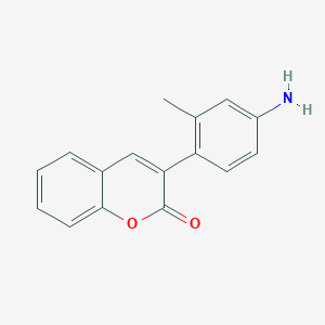 molecular formula C16H13NO2 B470025 3-(4-amino-2-methylphenyl)-2H-chromen-2-one CAS No. 313701-57-4