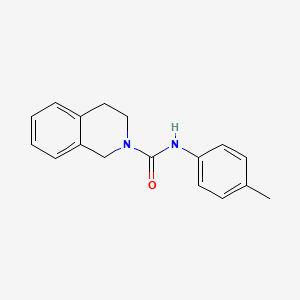 molecular formula C17H18N2O B4700250 N-(4-methylphenyl)-3,4-dihydro-2(1H)-isoquinolinecarboxamide CAS No. 304659-09-4