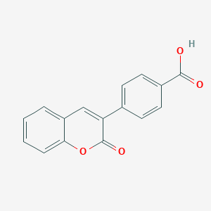 molecular formula C16H10O4 B470029 4-(2-氧代-2H-色满-3-基)苯甲酸 CAS No. 14071-70-6