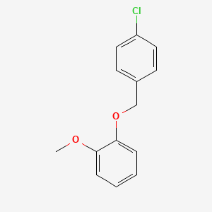 molecular formula C14H13ClO2 B4700483 1-[(4-氯苯甲基)氧基]-2-甲氧基苯 