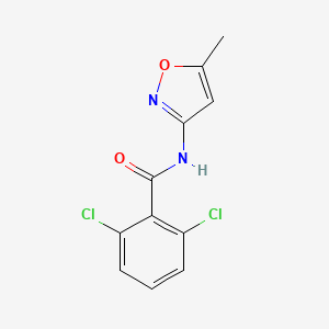 molecular formula C11H8Cl2N2O2 B4700679 2,6-dichloro-N-(5-methyl-3-isoxazolyl)benzamide 